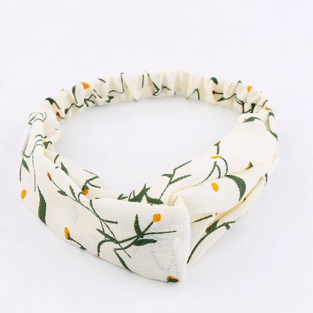 Diadema antibotones, banda para el cabello de gasa con margaritas europeas y americanas, los estudiantes salen a lavarse la cara, banda para el cabello, accesorios para el cabello