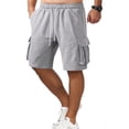 thumbnail image 2 of Mens Shorts Drawstring Elastic Waist with Multi Pocket Shorts, 2 of 4