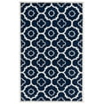 thumbnail image 2 of SAFAVIEH Chatham Diego Geometric Wool Area Rug, Dark Blue/Ivory, 5' x 8', 2 of 7