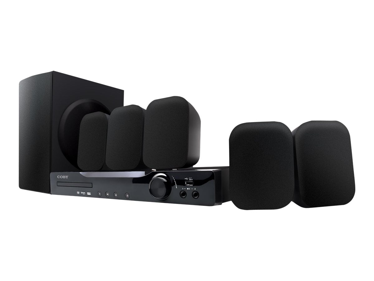 Coby DVD978 5.1 Channel DVD Home Theater System with HDMI Output - Black - Walmart.com