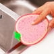 thumbnail image 1 of Esponjas exfoliantes con forma de fruta, almohadillas de limpieza gruesas para platos y uso doméstico, 1 of 4