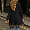 thumbnail image 4 of yillto Womens Cardigan Sweaters Oversized Baggy Open Front Long Sleeve Ribbed Knit Outwear Cardigans, 4 of 5