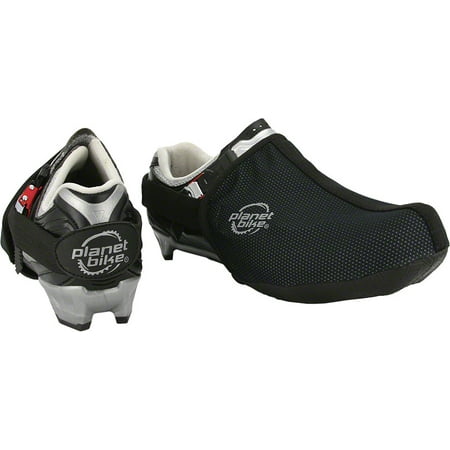 Planet Bike Dasher Toe Shoe Cover: Black, LG (Best Bicycle Shoe Covers)