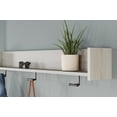 thumbnail image 5 of Signature Design by Ashley Contemporary Socalle Wall Mounted Coat Rack with Shelf  Light Natural, 5 of 6