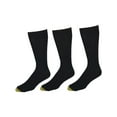 Gold Toe Mens Canterbury Big & Tall Crew Dress Socks 3Pack