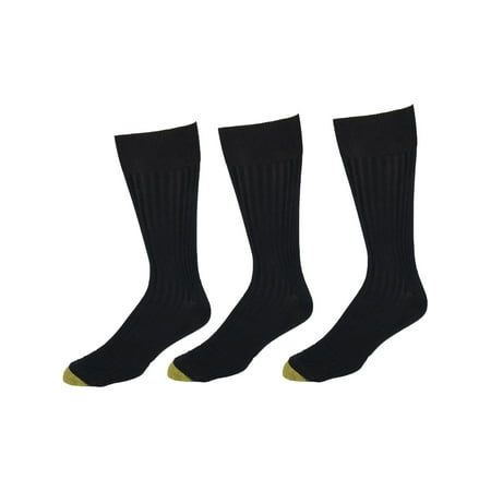 GOLDTOE - Gold Toe Mens Canterbury Big & Tall Crew Dress Socks 3-Pack ...