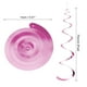 thumbnail image 2 of 30uds Claro Rosa Fiesta Colgante Doble Tira Colgante Decoraciones Plástico Techo Serpentinas Fiesta Decoraciones para Cumpleaños Fiesta con Colgar Etiqueta Cuerda, Gancho, 2 of 7