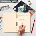 thumbnail image 4 of FORMRS 1-Subject Spiral Notebook 8" x 5" College Ruled 60 Refillable Sheet A5 Hard Cover, 2 Pack, Evening Mountain Road, 4 of 7