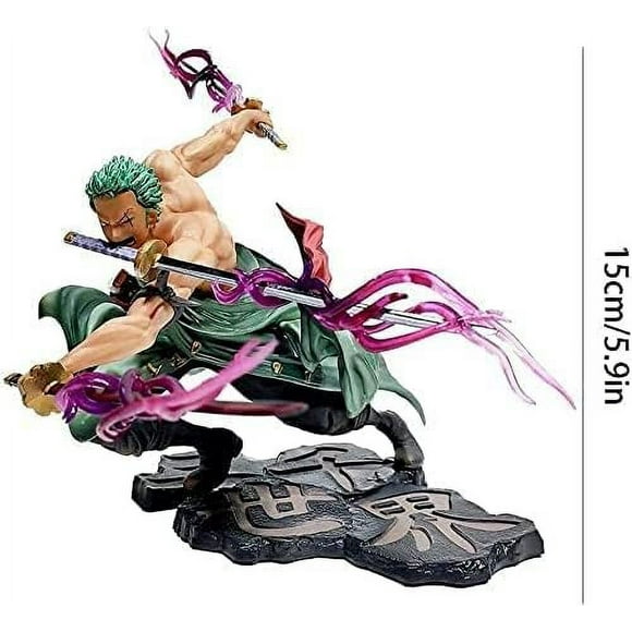 Roronoa Zoro Anime Action Figure, Three Swords Style Statue- Three Thousand World, Anime Collection Model Doll Toy Decoration Gift Action Figures Gift