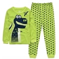 thumbnail image 1 of Conjunto de pijamas para niños y bebés, ropa de dormir de otoño, camisetas de manga larga y pantalones, novedad, 2 unidades, 1 of 2