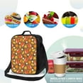 thumbnail image 4 of Rateoe Squirrel Maple pine nut Lunch Bag Reusable Lunch Box with Shoulder Straps for Men Women Insulated Portable Lunchbox for adults Suitable for School Work Picnic, 4 of 7