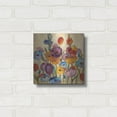thumbnail image 3 of Luxe Metal Art 'Garden Hues 1'  by Silvia Vassileva Metal Wall Art, 12" x 12", 3 of 9