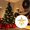 thumbnail image 3 of 20Pcs Mini Star Xmas Tree Topper for Table Decorations - 6cm Golden, 3 of 4