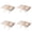 As shown 4PCS, variant on 100Pcs Nail Art Orange Wood Stick Cuticle Pusher Remover Pedicure Manicure Tool