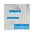 thumbnail image 4 of EastVita Round Shower System. 12 Inch Rainfall Shower Head With Handheld Combo. Wall Mounted Shower System Shower Fixtures With Pressure-Balanced Valve. Matte Black/Brushed Nickel, 4 of 8