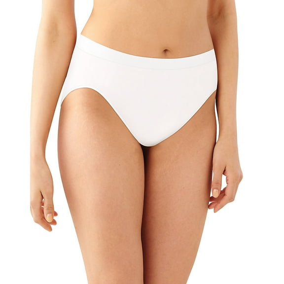 Women's Bali Seamless Comfort Revolution X-Temp Hi Cut Panty, 3 Pack