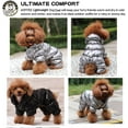 thumbnail image 5 of ZDWQFA Dog Coat, Waterproof Dog Jacket for Winter, Fullbody Dog Coats Snowsuit, Windproof Puppy Down Jacket Puffer Coat, Fleece Winter Vest for Dogs, Cold Weather Dog Coats, 5 of 5
