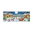thumbnail image 3 of Bannière de Noël Décorations de Porte de Garage Décoration de Noël Grande Couverture de Porte Décoration Intérieure Extérieure pour Fournitures de Fête de Noël Drapeau Télescopique Base de Roue de Poteau Drapeau pour Charges, 3 of 3