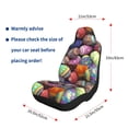 thumbnail image 5 of Yiaed Easter Eggs1 Print Car Seat Covers,Universal Auto Seats Protector Fits for Car,SUV Sedan,Truck,Automotive Seat Covers & Accessories-1, 5 of 9