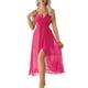 thumbnail image 1 of Estilo de falda larga y fluida de la moda de las mujeres que duermen la falda de espaghetti ajustable Midi A línea Midi falda, 1 of 4
