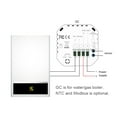 thumbnail image 3 of Thermostat Programmable Intelligent avec Rétroéclairage Coloré LCD pour Contrôle de Chauffage Domestique, 3 of 7