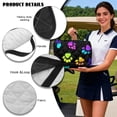 thumbnail image 6 of KUIFORTI Dog Paw Print Colorful Golf Cart Seat Cover Provides All-Weather Protection Travel Sports Cart Seat Cushion Covers Compatible with EZGO and More 2 Person Seats Golf Carts, 6 of 7