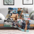 thumbnail image 5 of JJ Star Maybank Blanket Air Conditioning Blanket Super Soft Travel Outdoor Flannel Blanket Fashion Personalized Gift Office Sofa Blanket Merch.30 x40, Style, 5 of 6