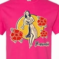 thumbnail image 4 of Inktastic Retro Hula Girl T-Shirt, 4 of 5