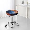 thumbnail image 7 of Honeii Galactic Dog Swirls Art Pattern Bar Stool Covers-Round Stools Seat Covers, Washable Stool Cushion Slipcover Elastic Bar Chair Covers-14 inch, 7 of 7