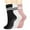 3 Pairs-Mixed 1, variant on Zando 5 Pairs Long Pilates Socks with Grips Non Slip Socks Womens Yoga Socks with Grips for Women Barre Socks Grip Socks Soccer