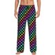 thumbnail image 1 of Balery Rainbow Hearts Pantalones de pijama para hombre, pijama ultraligero, pantalón de descanso-X-Large, 1 of 6