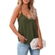 thumbnail image 1 of Camiseta sin mangas con cuello Halter para mujer, tops de encaje de ganchillo con cuello en V, camisola suelta con tiras, camiseta, lavable a máquina, mangas con ribete de encaje, sin mangas Ormromra  WMXL-43-12, 1 of 5