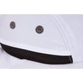 thumbnail image 5 of TopHeadwear 4 Panel Large Bill Flap Sun Hat - White, 5 of 5