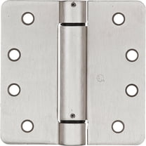 National Hardware 4 in. L Satin Nickel Spring Hinge 1 pk