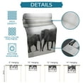thumbnail image 7 of Table Runner Dresser Scarf 18 x 72 Inch Wild Animal Elephant Gray Table Runners Non-Slip Heat Kitchen Dining Table Decor for Indoor Outdoor Home Party Decoration, 7 of 7