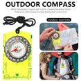 thumbnail image 2 of Luminous Compass with Magnifier Outdoor Compass Travel Tools for Hiking Survival D7B0, 2 of 9
