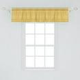 thumbnail image 2 of Ambesonne Mustard Valance Pack of 2, Dotted Nested Square Forms, 54"X12", Pale Earth Yellow and White, 2 of 2