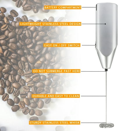 

Handheld Electric Whisk Milks Frother Mini Electric Stirring Rod Kitchen Supplies