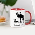 thumbnail image 4 of CafePress - FIN Duck Duck Moose 200Px Mugs - 11 oz Ceramic Mug - Novelty Coffee Tea Cup, 4 of 6