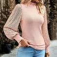 thumbnail image 6 of Aboser Womens Sequin Tops for Party Slim Fit Dressy Blouse Sparkle Glitter Shirt Comfy Long Sleeve Blouses Mock Neck Pullover Top Solid Color Cocktail Shirts, 6 of 8