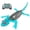 Blue A, variant on MAXKY Electronic Remote Control Chameleon Kids Toy, Wall Climbing, Rechargeable, LED Lights, Green, 1-Pack