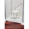 thumbnail image 2 of Moen DN7025 Home Care Bath Safety Non-Slip Adjustable Tub and Shower Chair, White, 2 of 4