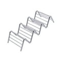 thumbnail image 1 of Stainless Steel Taco Rack Stand Taco Holder Hold 3 or 4 Hard or Shell Tacos, 1 of 6