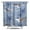 White-332, variant on Coastal Paradise Tropical Sunset Palm Tree Shower Curtain, Waterproof Polyester, Machine Washable, Hooks Included, Hawaiian Island Classic Boho Bathroom Accessory
