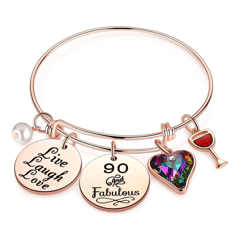 90th birthday hotsell bracelet