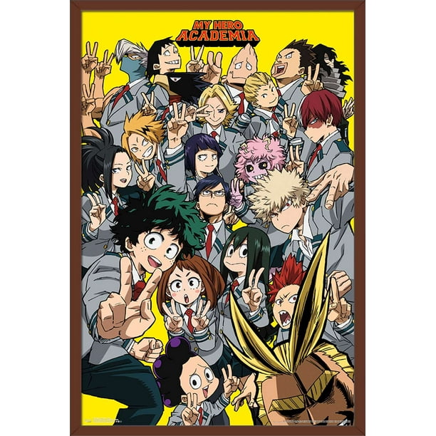 My Hero Academia Selfie Poster Walmart Com
