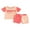 Pink, variant on Bagilaanoe 2pcs Newborn Baby Boy Girl Shorts Set Short Sleeve Letter Embroidered T Shirt Tops + Shorts 6M 12M 18M 24M Infant Casual Summer Clothes