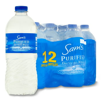 Sam's Choice Purified Drinking Water, 20 Fl Oz, 12 Count Bottles