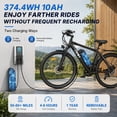 thumbnail image 4 of ZNH 500W Class 2 Electric Bike for Adults, 26", Removable 374.4Wh Lithium-Ion Battery, 20MPH Top Speed, Front Suspension, UL 2849 Certified, 4 of 13