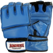 Amber Fight Gear Grappling Gloves Blue XL